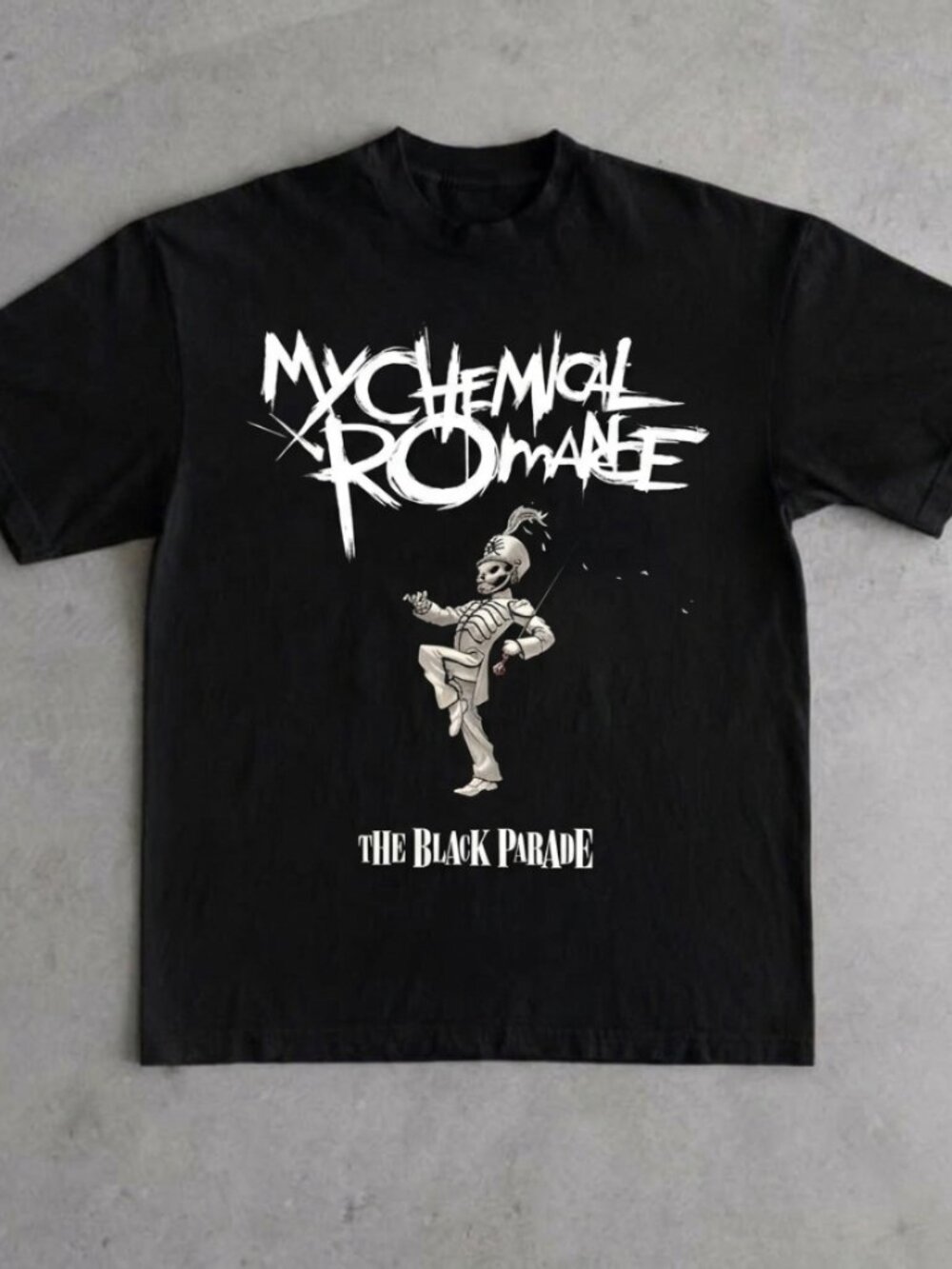 My Chemical Romance The Black Parade Adult Black Short Sleeve T-Shirt  Reprint